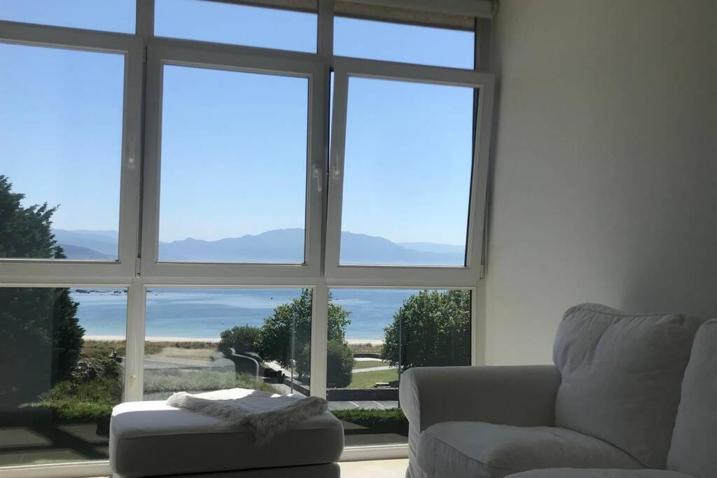 Apartamento Primera Linea De Playa Finisterre Luaran gambar